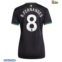 Manchester United Bruno Fernandes #8 Tredjedrakt Dame 2025-26 Kortermet